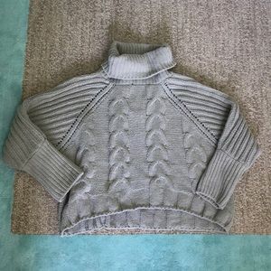 Cozy knit cowl/turtleneck sweater